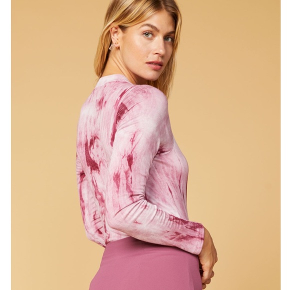 HP! NWT West of Melrose Good Vibes Tie Dye Bodysuit - Picture 2 of 6